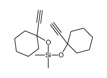 bis[(1-ethynylcyclohexyl)oxy]-dimethylsilane Structure