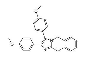 2,3-bis(4-methoxyphenyl)-5,10-dihydroimidazo[1,2-b]isoquinoline Structure