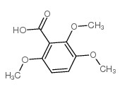 2,3,6-三甲氧基苯甲酸结构式