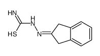 (1,3-dihydroinden-2-ylideneamino)thiourea Structure