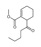 methyl 6-pentanoylcyclohexene-1-carboxylate Structure