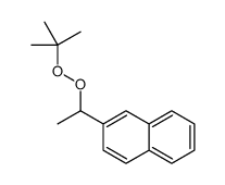 2-(1-tert-butylperoxyethyl)naphthalene Structure