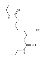 N-prop-2-enyl-1-[4-(N-prop-2-enylcarbamimidoyl)sulfanylbutylsulfanyl]methanimidamide picture