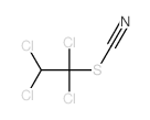 1,1,2,2-tetrachloro-1-thiocyanato-ethane结构式