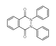 2,3-diphenylphthalazine-1,4-dione structure