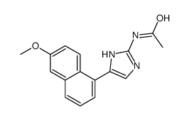 N-[5-(6-methoxynaphthalen-1-yl)-1H-imidazol-2-yl]acetamide Structure