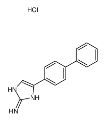 4-(4-phenylphenyl)-3H-imidazol-2-amine hydrochloride Structure