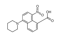 8-nitro-5-piperidin-1-ylnaphthalene-1-carboxylic acid Structure