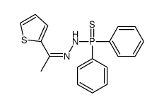 2-[N-(diphenylphosphinothioylamino)-C-methylcarbonimidoyl]thiophene结构式