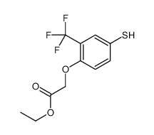 ethyl 2-[4-sulfanyl-2-(trifluoromethyl)phenoxy]acetate Structure