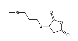 3-(3-trimethylsilylpropylsulfanyl)oxolane-2,5-dione结构式