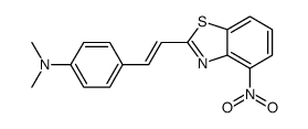 N,N-dimethyl-4-[2-(4-nitro-1,3-benzothiazol-2-yl)ethenyl]aniline Structure