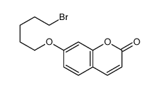 7-(5-bromopentoxy)chromen-2-one Structure