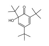 2,4,6-tri-tert-butyl-6-hydroxy-cyclohexa-2,4-dienone Structure