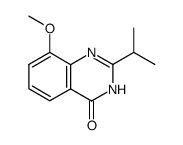 4(1H)-Quinazolinone,8-methoxy-2-(1-methylethyl)- (9CI) structure