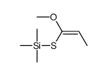 1-methoxyprop-1-enylsulfanyl(trimethyl)silane Structure