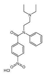 N-[2-(diethylamino)ethyl]-4-nitro-N-phenylbenzamide,hydrochloride结构式