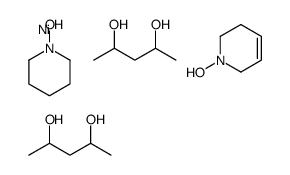 1-hydroxy-3,6-dihydro-2H-pyridine,1-hydroxypiperidine,nickel,pentane-2,4-diol结构式