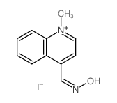 Quinolinium,4-[(hydroxyimino)methyl]-1-methyl-, iodide (1:1) picture