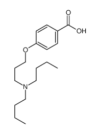 4-[3-(Dibutylamino)propoxy]-benzoic acid Structure