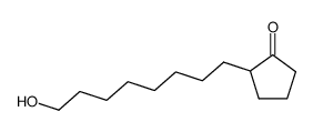 2-(8-hydroxyoctyl)-1-cyclopentanone Structure