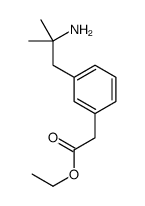 ethyl 2-[3-(2-amino-2-methylpropyl)phenyl]acetate Structure