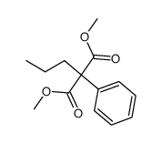 dimethyl 2-phenyl-2-propylmalonate Structure