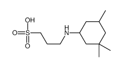 3-[(3,3,5-trimethylcyclohexyl)amino]propane-1-sulfonic acid结构式