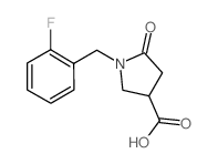 1-(2-fluorobenzyl)-5-oxopyrrolidine-3-carboxylic acid(SALTDATA: FREE) picture