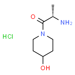 (S)-2-氨基-1-(4-羟基哌啶-1-基)丙-1-酮盐酸盐图片