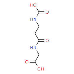 Glycine,N-(N-carboxy--bta--alanyl)- (5CI) Structure