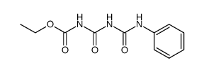 4-phenylcarbamoyl-allophanic acid ethyl ester结构式