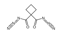 cyclobutane-1,1-dicarbonyl azide Structure