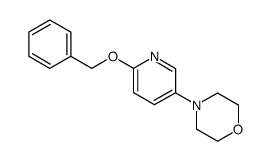 4-(6-(benzyloxy)pyridin-3-yl)morpholine结构式