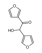 1,2-di(furan-3-yl)-2-hydroxyethanone结构式