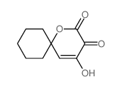 4-hydroxy-1-oxaspiro[5.5]undec-4-ene-2,3-dione结构式