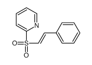 2-(2-phenylethenylsulfonyl)pyridine Structure