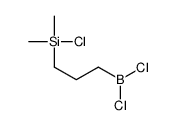 chloro-(3-dichloroboranylpropyl)-dimethylsilane结构式