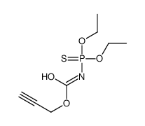 prop-2-ynyl N-diethoxyphosphinothioylcarbamate Structure