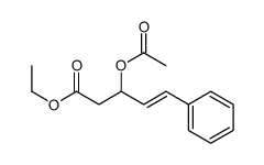 ethyl 3-acetyloxy-5-phenylpent-4-enoate Structure