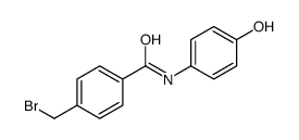 4-(bromomethyl)-N-(4-hydroxyphenyl)benzamide Structure