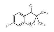 2',4'-DIFLUORO-2,2-DIMETHYLPROPIOPHENONE Structure