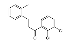 2',3'-DICHLORO-3-(2-METHYLPHENYL)PROPIOPHENONE结构式