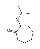 2-propan-2-ylsulfanylcycloheptan-1-one Structure