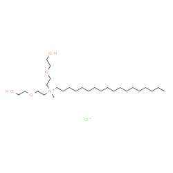 bis[2-(2-hydroxyethoxy)ethyl]-methyl-octadecylazanium;chloride结构式