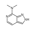 N,N-dimethyl-1H-pyrazolo[3,4-c]pyridin-7-amine结构式