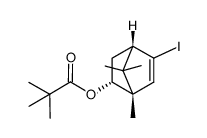 5-iodo-1,7,7-trimethylbicyclo[2.2.1]hept-5-en-2-yl pivalate Structure