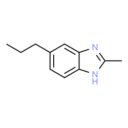 Benzimidazole, 2-methyl-5(or 6)-propyl- (7CI) picture