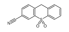 9H-thioxanthene-3-carbonitrile 10,10-dioxide Structure