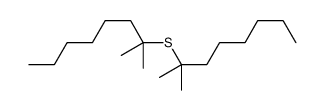 2-methyl-2-(2-methyloctan-2-ylsulfanyl)octane Structure